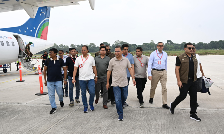 PM arrives in Jashore