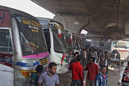Gulistan Bus Counter Closure Leaves South-West Bound Passengers Stranded